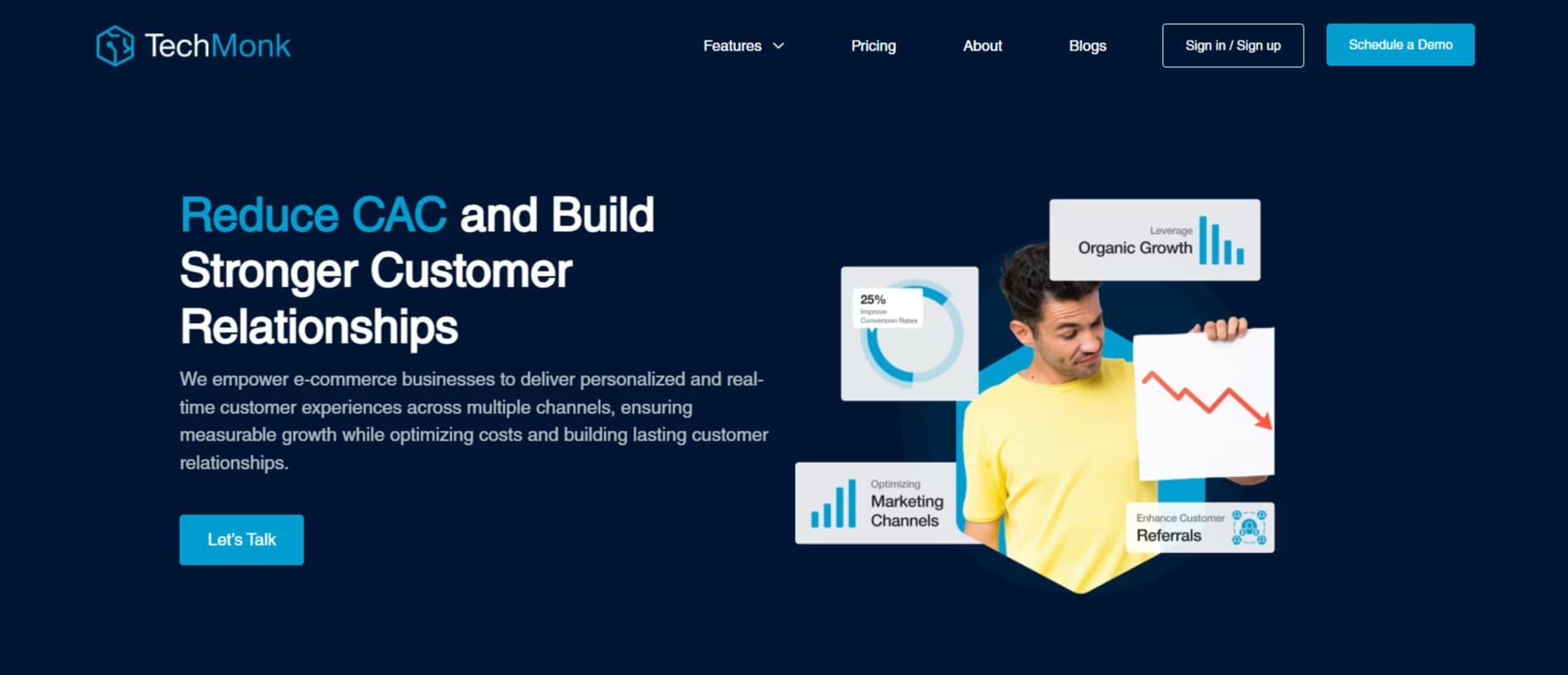 TechMonk homepage