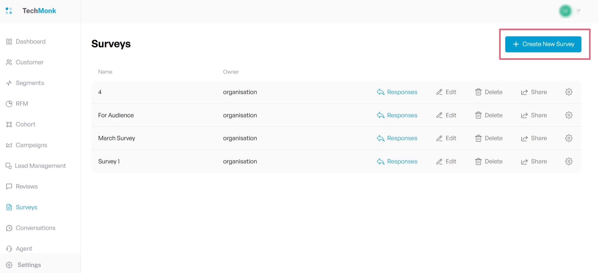 Build Surveys With TechMonk