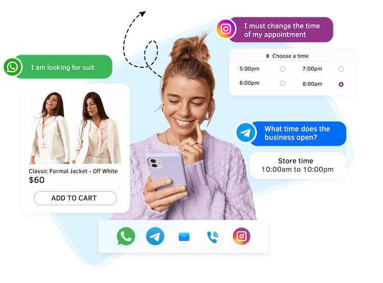 24/7 multi-channel support Agent