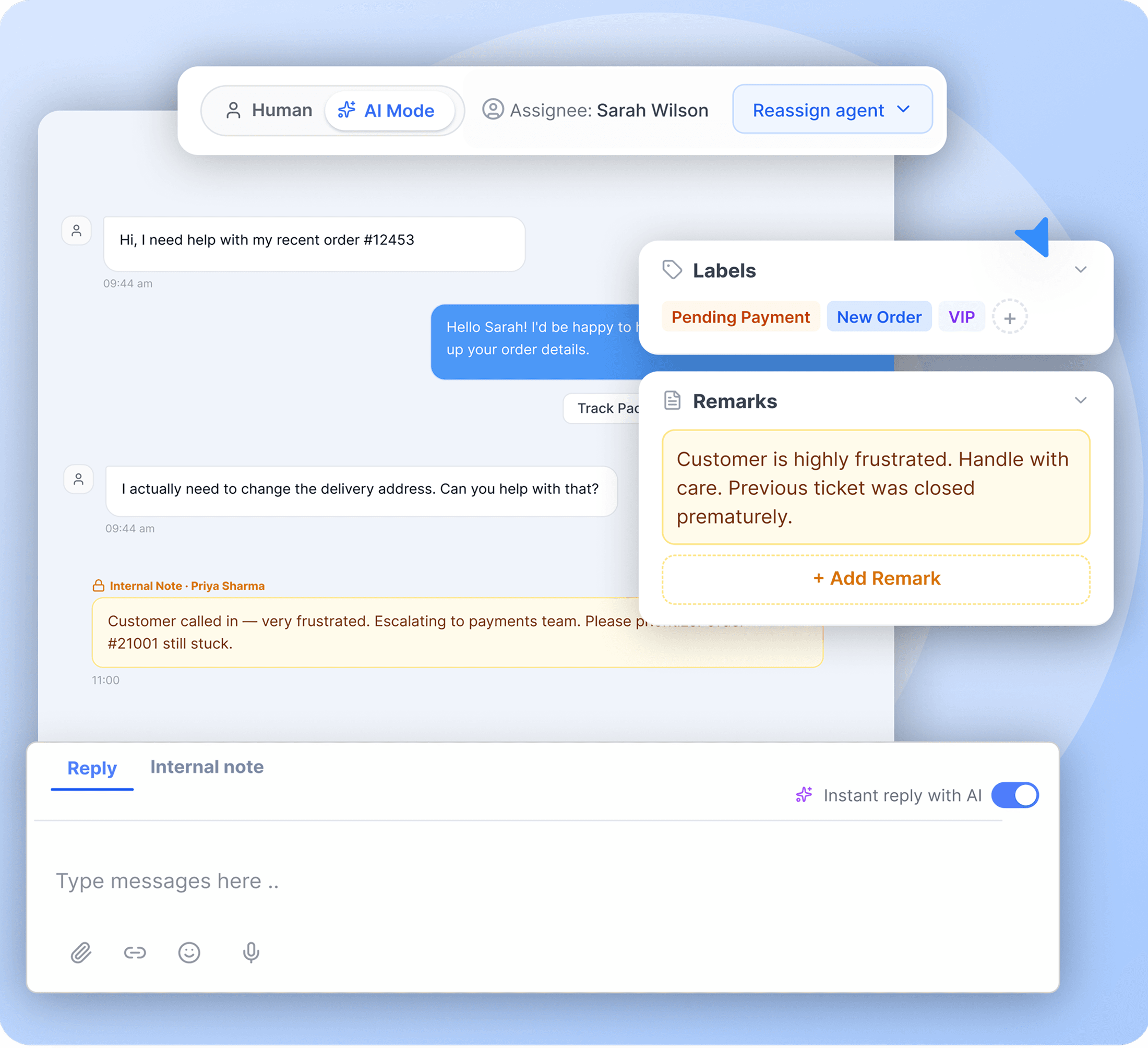 Conversation Storage & Analysis