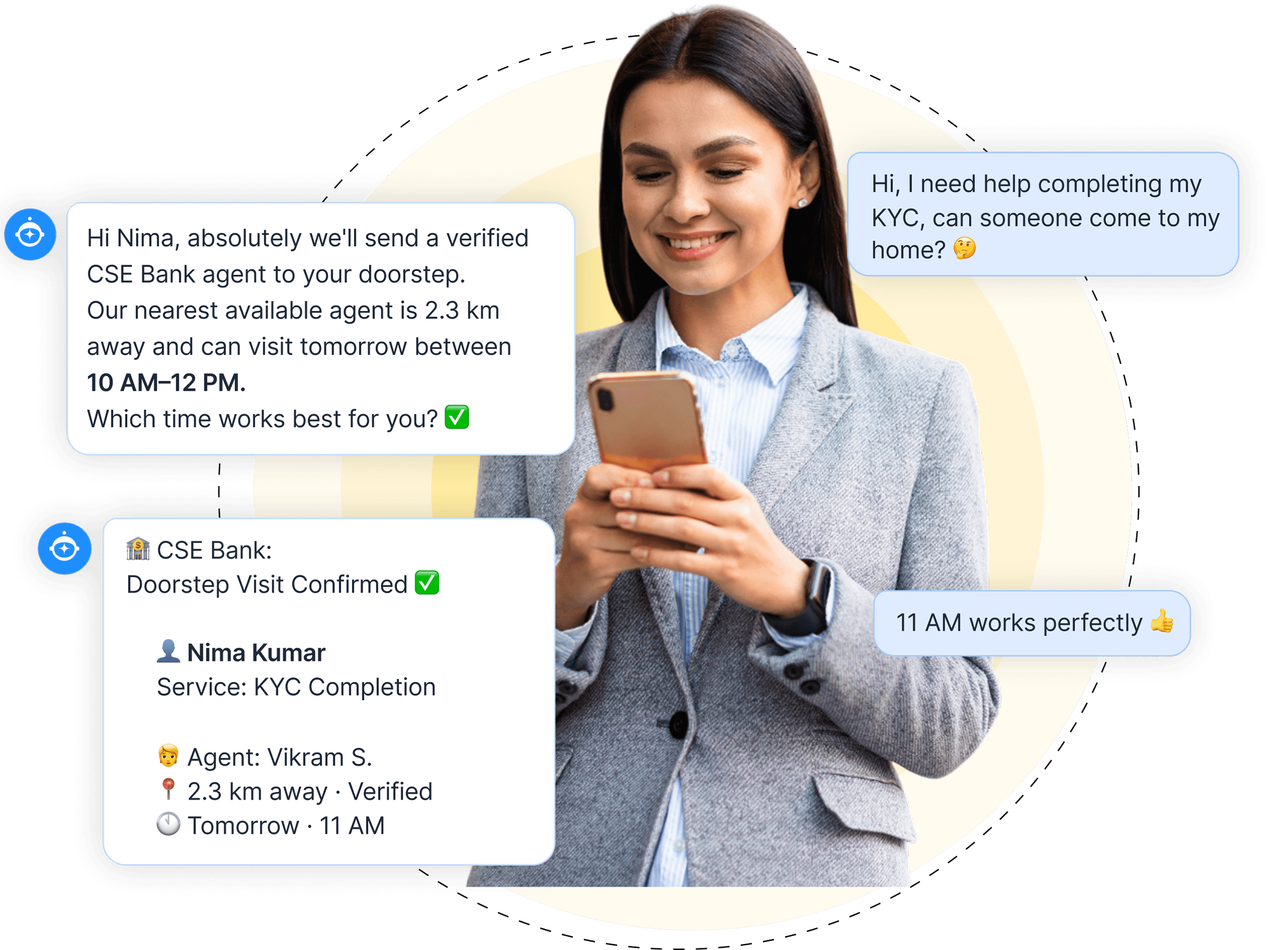 Doorstep banking coordinator