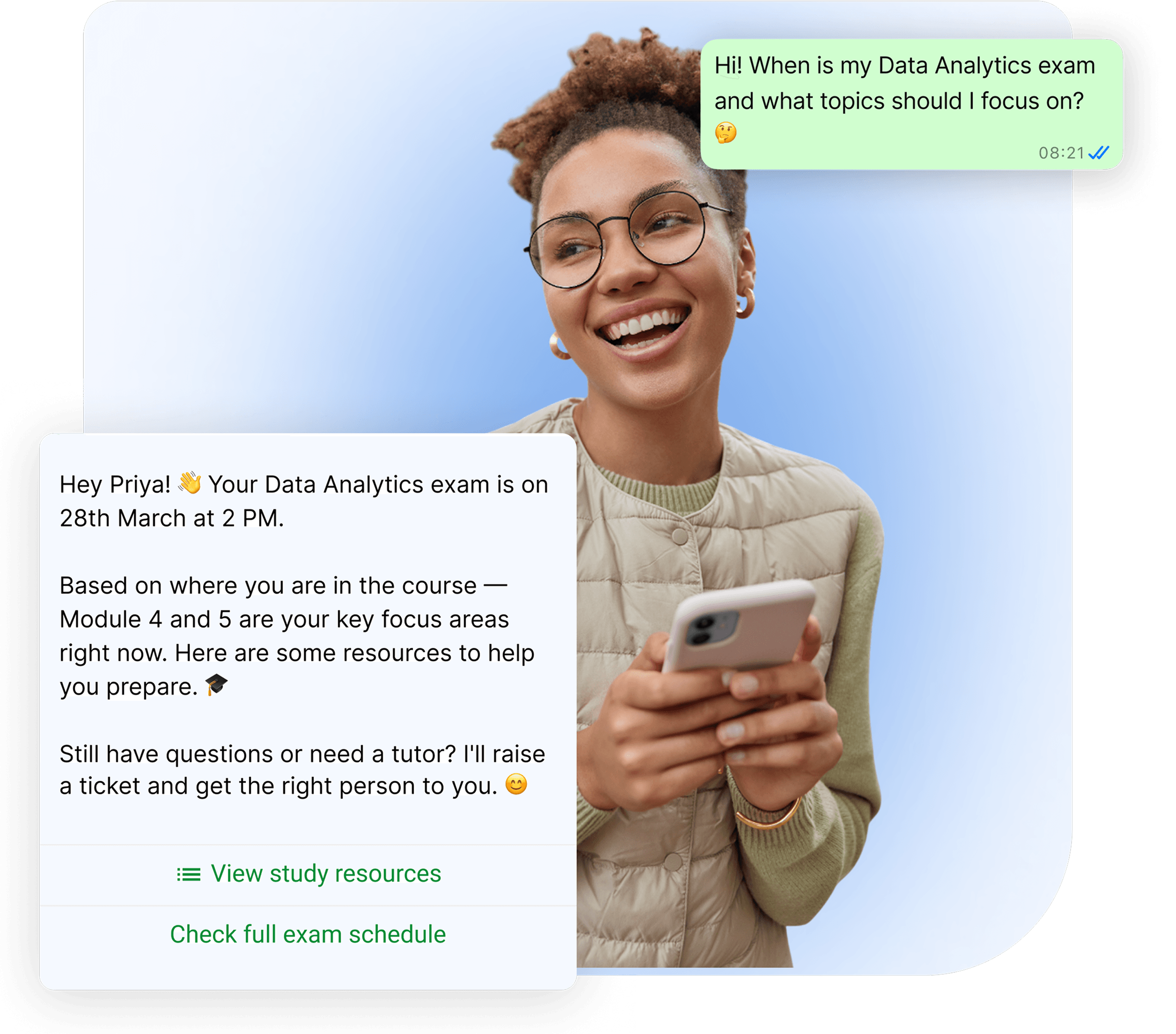 Academic support concierge (24×7)