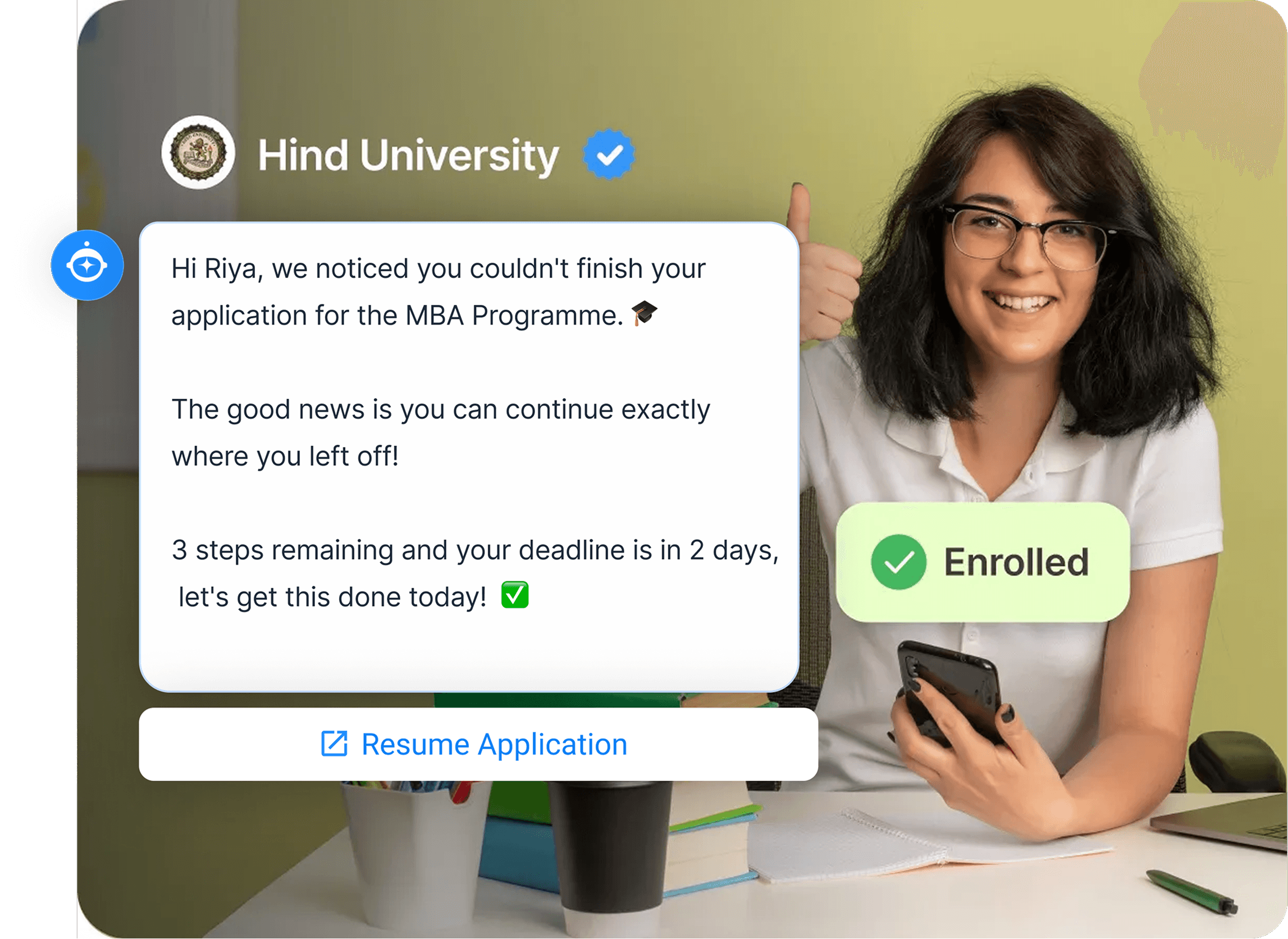 Admissions & application completion