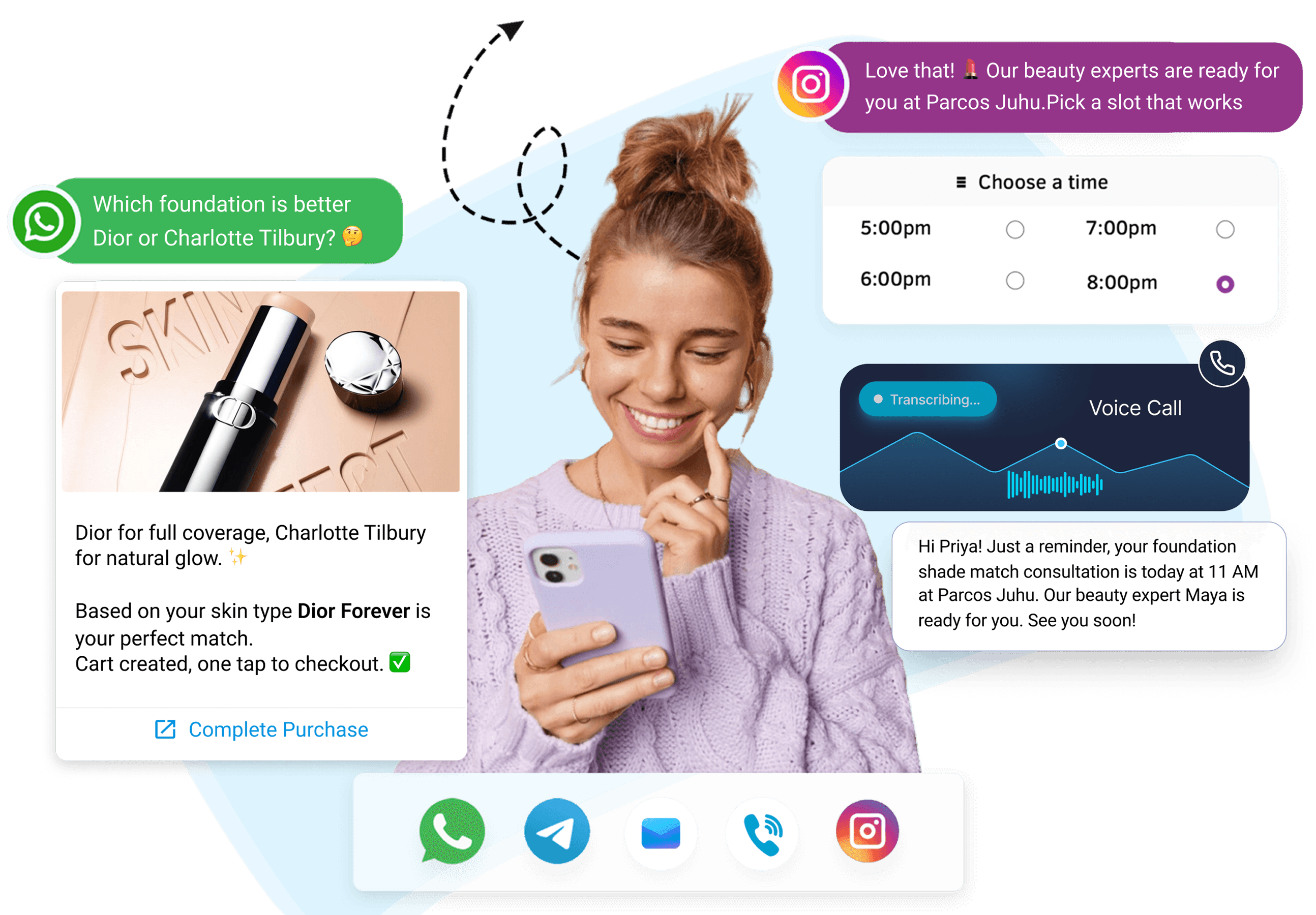 Omnichannel guided selling