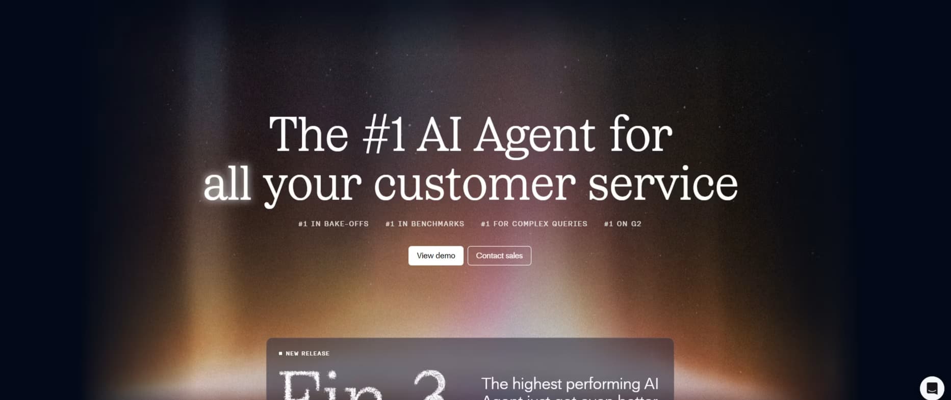 Fin AI Homepage